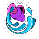 Aquarius zodiac symbol