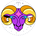 Aries zodiac symbol