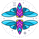 Gemini zodiac symbol
