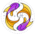 Pisces zodiac symbol