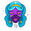 Virgo zodiac symbol